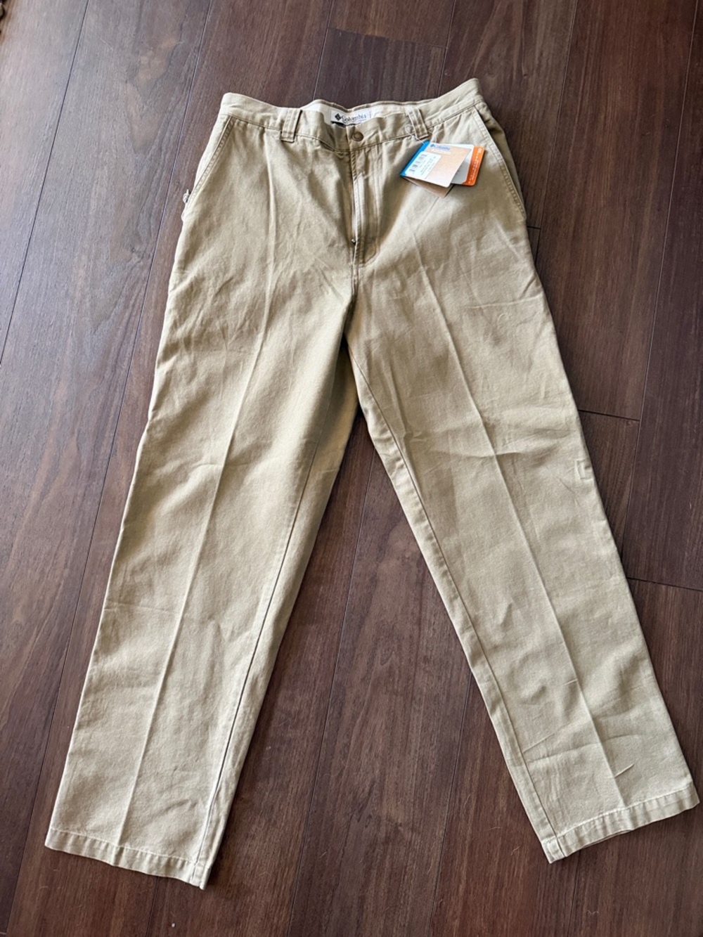 Columbia Men's Khaki/Tan Straight-Leg Chinos